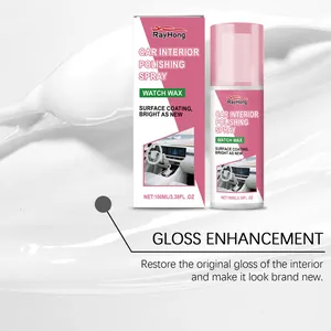 Rayhong 100ml σπρέι γυαλίσματος εσωτερικού αυτοκινήτου για επαναφορά της λάμψης.
