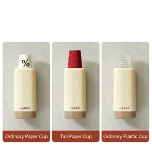 Dispenser di bicchieri a parete per vari tipi di bicchieri usa e getta in plastica