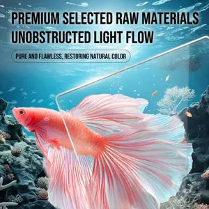Transparentes Acryl-Aquarium für den Schreibtisch mit hoher Lichtdurchlässigkeit