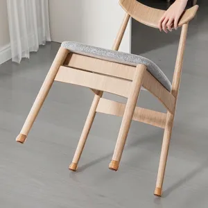 Durable silent silicone chair leg floor protectors for furniture legs prevent scratches