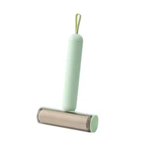 Portable 3-in-1 lint roller for pet hair and clothes dust removal