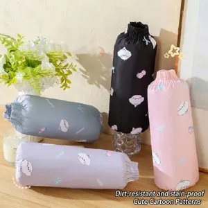 Protège-manches imperméables avec motifs mignons pour la cuisine et divers ménage