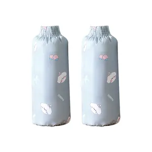 Protège-manches imperméables bleu clair avec motifs de chien pour le ménage et la cuisine