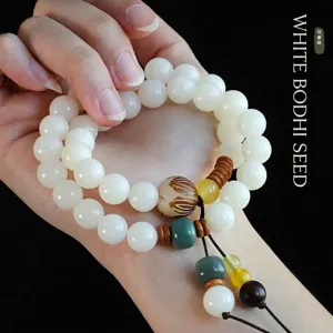 Achat Perlen Wickelarmband Für Damen Herren Ethnisch Chinesischer Stil Handgefertigt Bodhi Wurzel Lotus Blume Meditation Gebetsperlen Schmuck