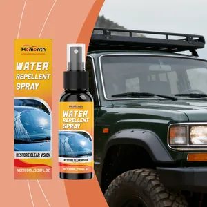Detailansicht von Homonth 100 ml wasserabweisendem Spray und Box für die Windschutzscheibe