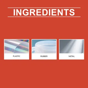 Detail view of car dent puller materials: high-quality plastic, rubber, and metal parts.