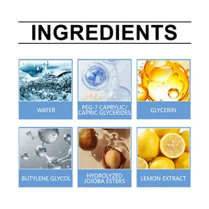Key ingredients list for professional car adhesive remover spray showing natural extracts