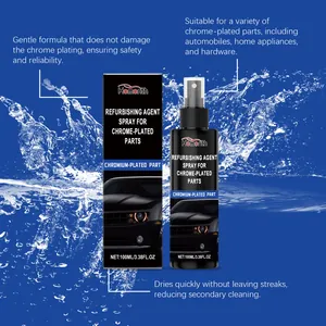 Spray rinnovatore cromo Homonth 100ml per auto e ferramenta domestica manutenzione