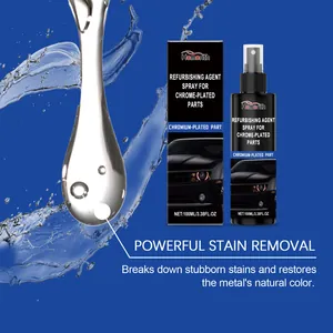 Vista dettagliata dello spray per restauro cromo Homonth con potente effetto smacchiante