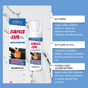 Details of RayHong adhesive remover ingredients like glycerin for effective cleaning