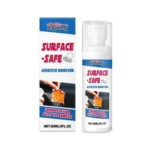 RayHong surface-safe car adhesive remover spray with 60ml lemon flavor formula