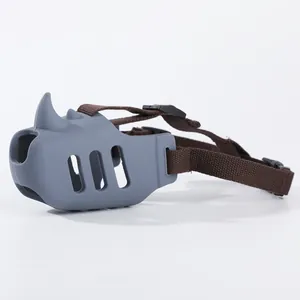 Silicone Anti-Bite Dog Muzzle Breathable Anti-Barking Pet Mouth Cover for Small Medium Large Dogs Pet Supplies