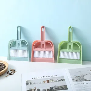 Mini Set de Limpieza de Escritorio Pequeño Recogedor y Escoba Combinación Hogar Mini Escoba Pala de Polvo Herramienta de Limpieza Portátil