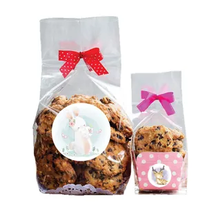 Lindas pegatinas de animales dibujadas a mano para sellar bolsas de regalos y decorar