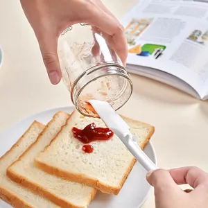 Spatola da cucina in silicone e coltello per marmalata per cottura, crema e preparazione.