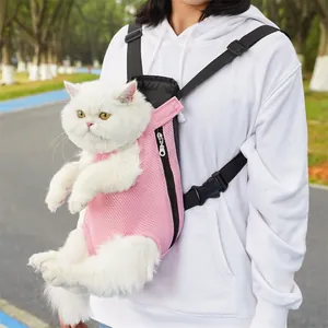 Haustier Tragerucksack fur Katzen und kleine Hunde atmungsaktives Mesh Design neu