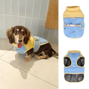 Winter Pet Dog Graphene Padded Jacket Waterproof Warm Windbreaker With Adjustable Belt For Small Medium Dogs Outdoor Clothing