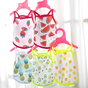 Atmungsaktive Sommer-Haustierwesten mit Fruchtprint für kleine Hunde und Katzen in 5 Designs