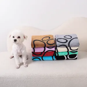 Washable Reusable Absorbent Coral Fleece Pet Training Pad Non-Slip Leak-Proof Puppy Pee Mat For Dogs Cats Indoor Furniture Protector