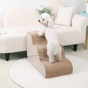 Escalier pour animaux à 3 marches pour petits chiens et chats, échelle antidérapante pour le sofa