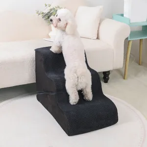 Escalier antidérapant en mousse pour petits chiens et chats pour canapé ou lit haut