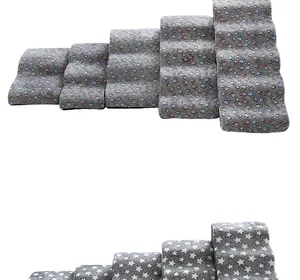 Pet foam stairs with paw and star patterns in various heights for small dogs