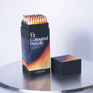 Professional Oil Based Colored Pencil Set Artist Grade Multicolor Drawing Pencils In Paper Tube Sketching Supplies For Kids And Students