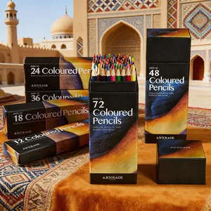Professional Art Wood Colored Pencils Set Oily Core Sketching Drawing Coloring Pencils For Kids Artists Painting Supplies School Stationery