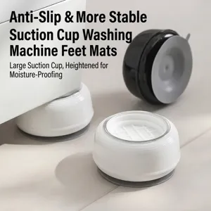 Universele Anti-Vibratie Voetkussens Voor Wasmachine 4 Stuks Set Antislip Geluidsreductie Basis Verhoging Mat Voor Huishoudelijke Apparaten
