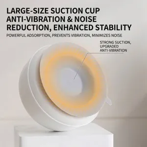 Universele ronde anti-vibratie voet voor wasmachine met grote zuignap voor stabiliteit