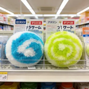 Japanese Style Bathroom Cleaning Ball Polypropylene Fiber Scrub Brush Spiral Decontamination Magic Ball For Toilet Countertop Faucet Scale Remover Household Cleaning Tool