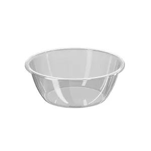 Cuvette en plastique transparent minimaliste pour la maison, le salon et le dortoir.