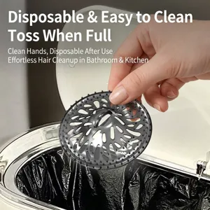 Filtro desechable atrapa pelos para desagüe de baño y fregadero de la cocina