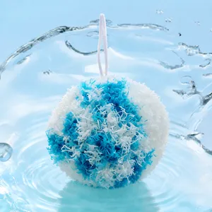 Haushalt Reinigungsball mit Aufhängeschlaufe für Badezimmer Badewanne Waschbecken Mehrzweck Bürste.