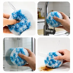 Haushalts Reinigungsball Multifunktional Bad Kuche Waschbecken Wasserhahn Putzschwamm Pinsel