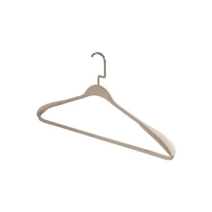 Ergonomic frosted wide-shoulder non-slip clothes hanger for adult suits and coats