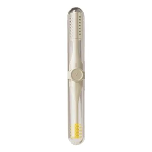 Portable 2-in-1 ear and nose cleaning tool set with transparent storage capsule case