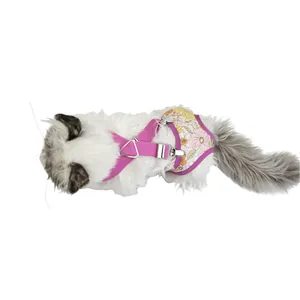 Clip de support de couche réglable avec pantalon physiologique floral pour chats