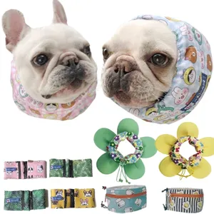 Scaldacollo Refrigerante Regolabile per Animali Domestici Sciarpa di Ghiaccio Estate per Bulldog Francese Corgi Accessori Pet