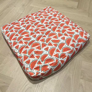 Summer Pet Cooling Water Bed Watermelon Print Washable Dog Bed Mat Square Cooling Pad For Dogs Cats Portable Summer Pet Bed
