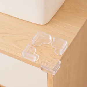 Transparent Baby Sicherheit Eckenschutz PVC Tisch Möbel Kantenschutz Herz Sphärische Schreibtisch Eckenschützer Kissen