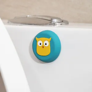 Cartoon owl wall protector door handle bumper for silent impact wall protection