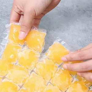 Bolsas desechables autosellantes para cubitos de hielo para congelar jugo
