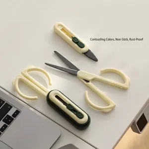 Set premium di forbici magnetiche 2-in-1 e apripacchi per uso domestico e ufficio