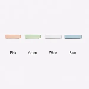 Color options for wall-mounted multi-functional rack in pink, green, white and blue