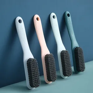 Long Handle Soft Bristle Shoe Brush For Clothes Cleaning Japanese Style Multi-functional Household Scrubber With Hanging Hole Laundry Cleaning Brush
