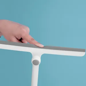 Limpiacristales flexible en forma de T con hoja de silicona para limpieza hogar