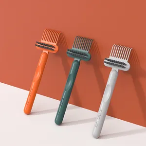 Comb Cleaning Brush Hair Brush Cleaner Tool Hair Removal Claw For Air Cushion Rolling Comb PP Plastic Grooming Accessory
