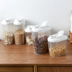Luftdichte Kunststoff-Vorratsdosen für die Küche zur Organisation von Müsli