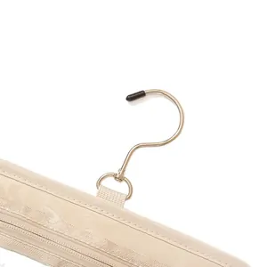 Beauty case da appendere in tessuto Oxford con robusto gancio in metallo per viaggi
